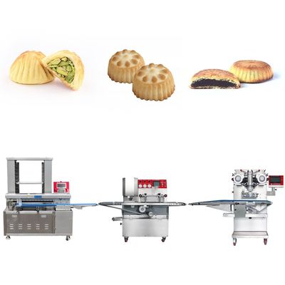 comprar Equipo automático para la fabricación de la línea de producción de prensa de pastel de luna maamoul máquina de pastel de luna Fabricación en línea