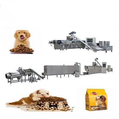 comprar Industria automática alimento seco para mascotas y animales de compañía línea de producción completa máquina de procesamiento de comida para perros Fabricación en línea