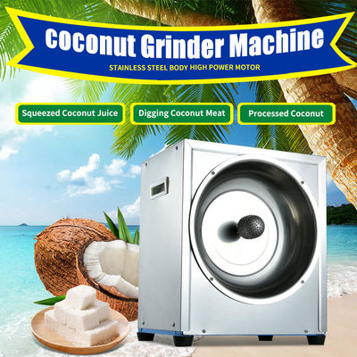comprar Máquina de procesamiento eléctrico de coco automática de acero inoxidable Grater Grinder de carne de coco Grinding Grating Scraper Fabricación en línea