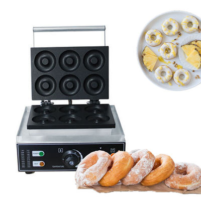 comprar Comida rápida automática aperitivos haciendo máquina eléctrica fabricante de gofres horneado mini 6 agujeros Fabricación en línea