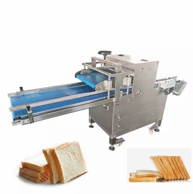 comprar Máquina de corte de pan para hacer rebanadas de pan tostado 1.2kw 304 de acero inoxidable Fabricación en línea