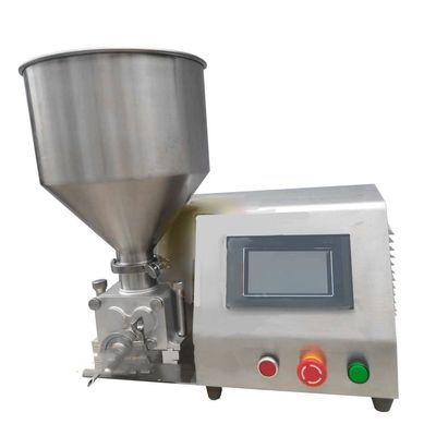 comprar Inyector de crema pastel pan tiramisú máquina de llenado de pastel pequeño 20L / máquina de hacer bocadillos Fabricación en línea