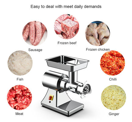 comprar Nuevo producto Maquinaria eléctrica de trituración de carne mezcladora de carne comercial italiana 180 kg/h Fabricación en línea