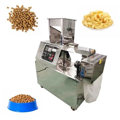 comprar Máquina de extrusión de bocadillos de doble tornillo de maíz 5.5kw Fabricación en línea
