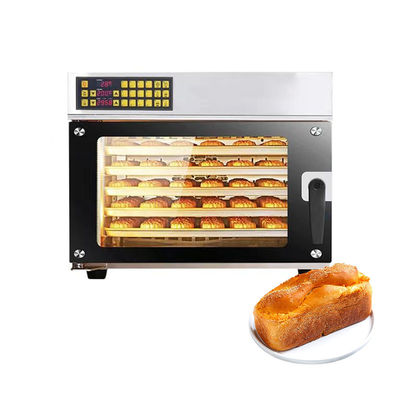 comprar Máquina de horno de panadería de soja con control de temperatura Construcción de acero inoxidable Fabricación en línea