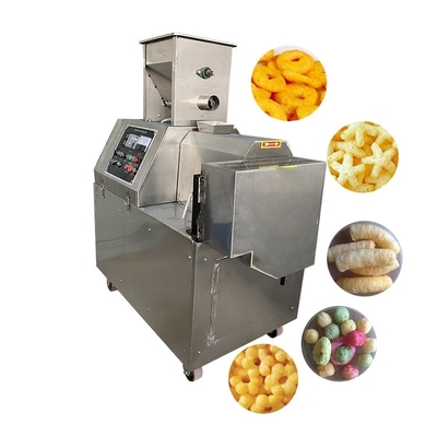 comprar Pequeña Mini Patata Puffada Arroz Trigo Maíz Harina de Bolígrafo Chips Bastón Bocadillo Comida de aperitivos Extrusión Queso Extrusora Puff Maquina de Maíz Fabricación en línea