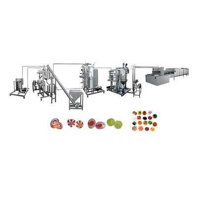 Máquina para hacer caramelos duros cocidos línea de producción de caramelos duros con precio bajo