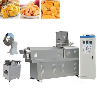 Línea de producción de astillas de maíz Línea de producción de alimentos para refrigerios de bandejas fritas