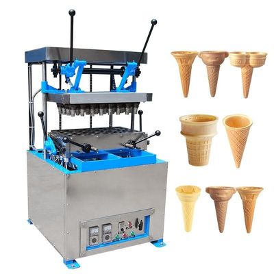 Máquina de cone de helado comercial de alta productividad 30pcs/min 3.6KW 80 KG