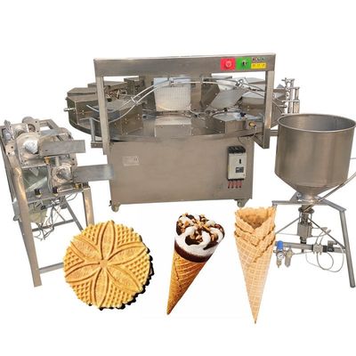 Línea de producción de helados de obleas industriales biscoitos de obleas 380V/50HZ
