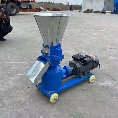 Máquina de pellets de paja de biomasa y de pellets de alimentación a presión plana 90-150 kg/h
