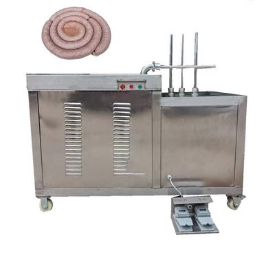 Máquina de enema de doble tubo Máquina automática de relleno de salchichas de pescado y carne