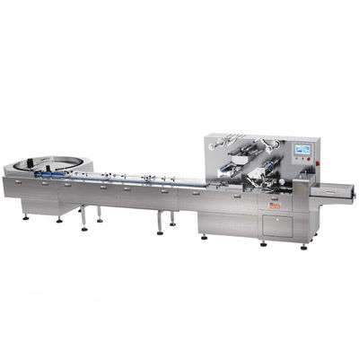 Máquina automática de embalaje de almohadas de caramelo de chocolate de menta de alta velocidad 2.5kw