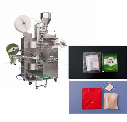 Máquina automática de embalaje de té de 25 bolsas/min con bolsa interior y sobre