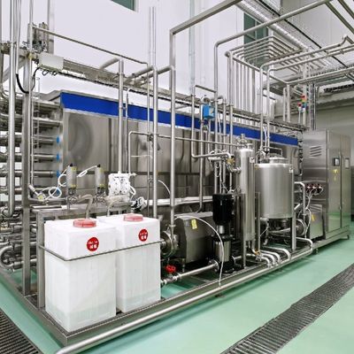 500lph Línea de procesamiento de leche pasteurizada Máquinas de procesamiento de productos lácteos embotellados SUS304 / 316L