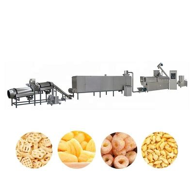 Línea de producción de galletas de bocadillo y de maíz fácil de instalar