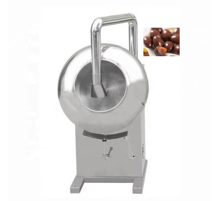 Venta industrial Comercial Máquina automática de recubrimiento de hamburguesas de maní con recubrimiento de chocolate
