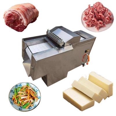 Máquina cortadora de carne congelada, cortadora de cubos automática de pollo, cortadora de cabra, cortadora de carne de res